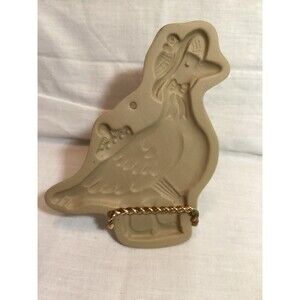 Brown Bag Cookie Art Hill Design Mother Goose 1992 Pottery Baking Mold